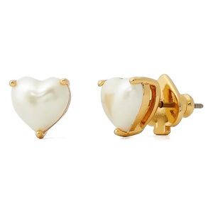 KATE SPADE • My Love Heart Pearl Earrings